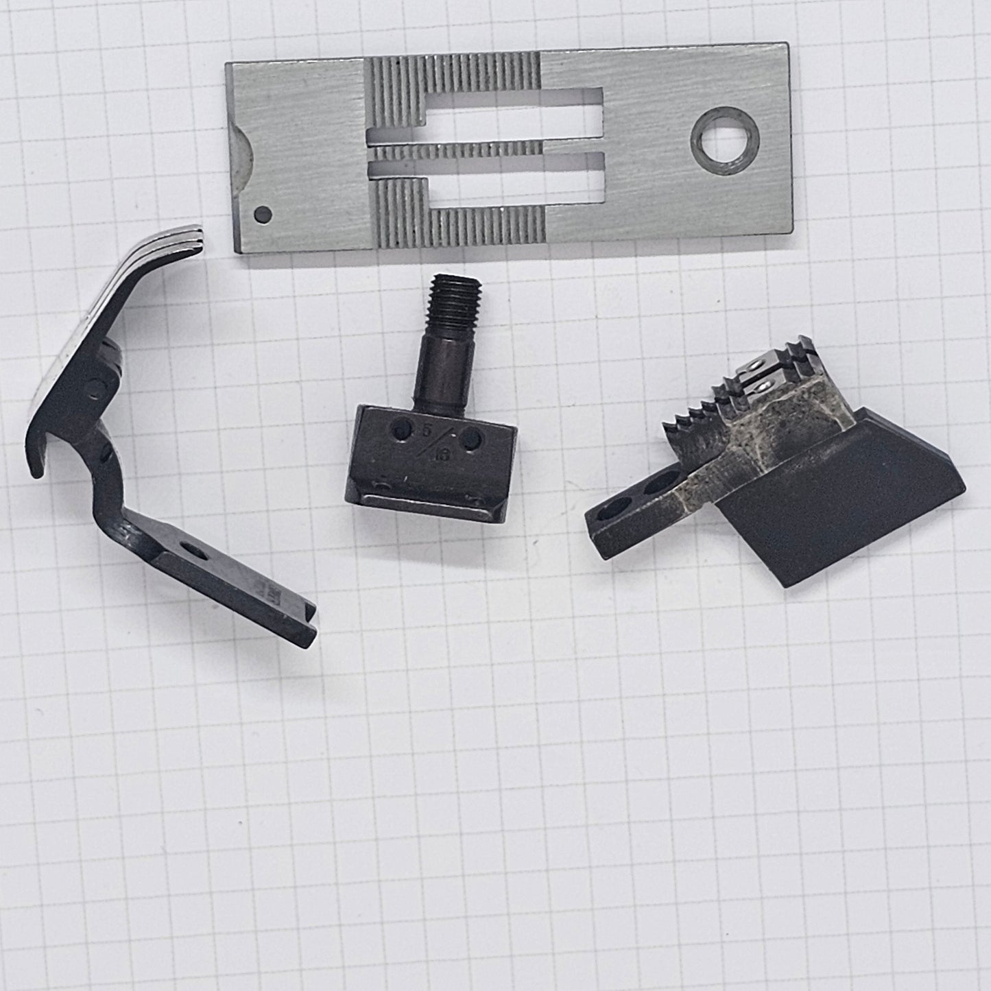 Industrial Parts Throat Plate 5/16" Satin for Singer 212 & 412