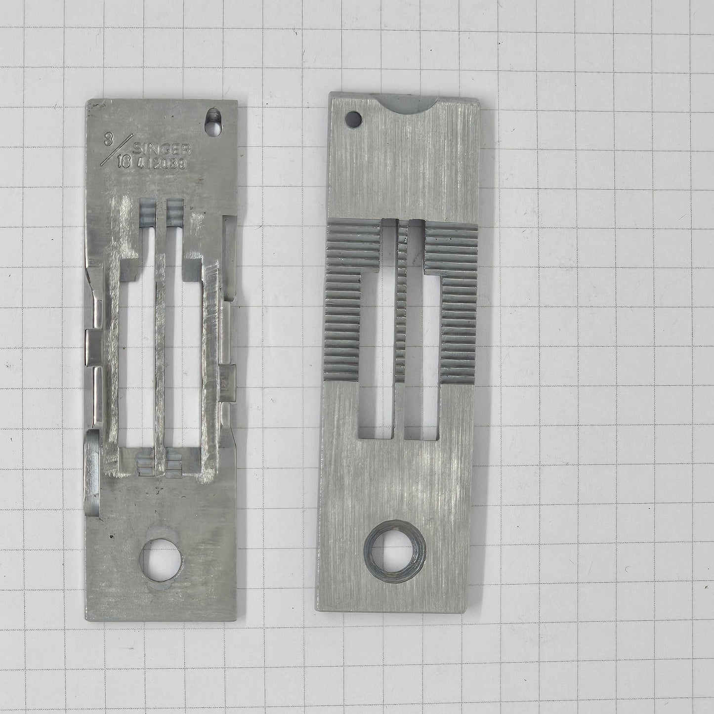 Industrial Parts Throat Plate 3/16" Satin for Singer 212 & 412