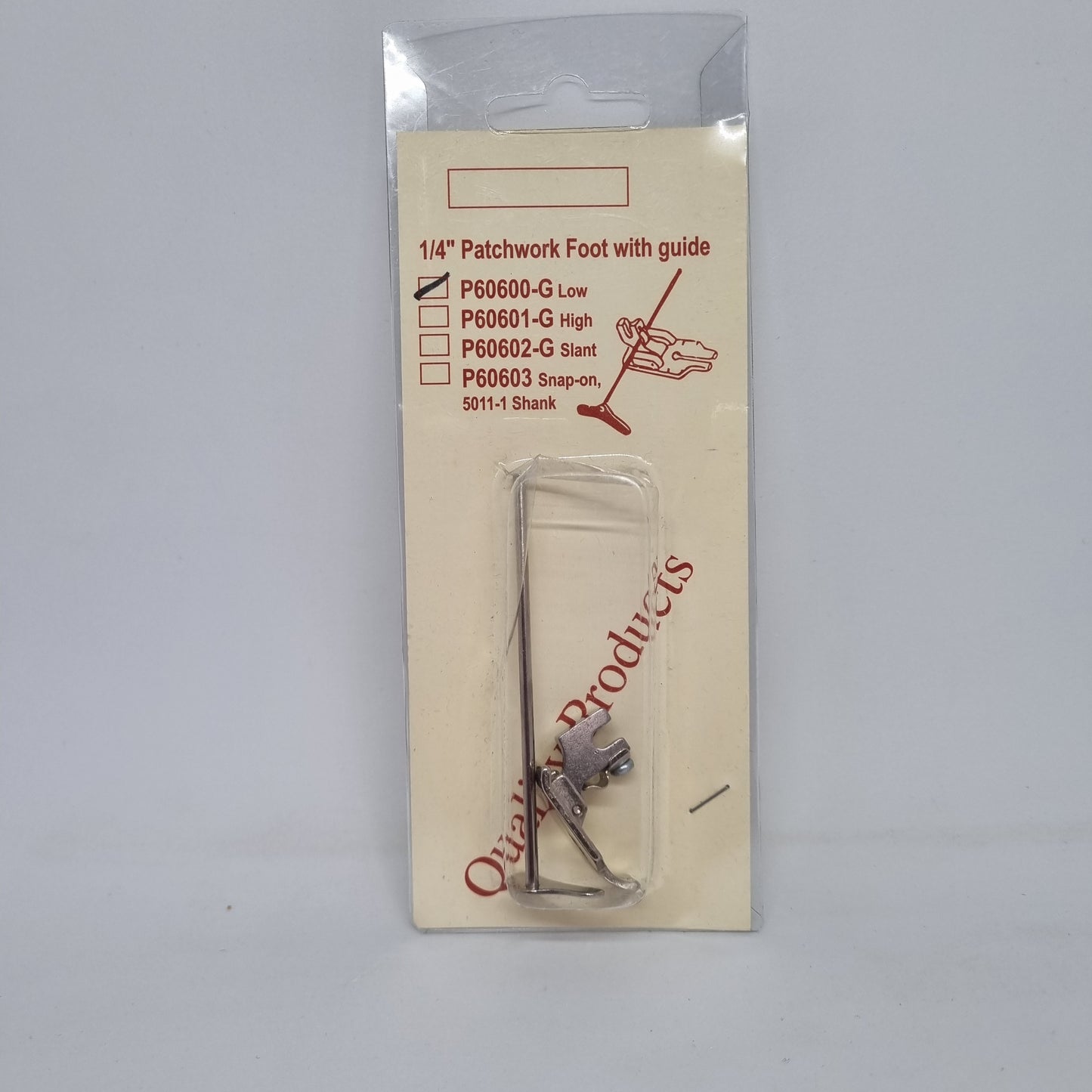 Industrial Parts Patchwork Foot with Guide - 1/4"