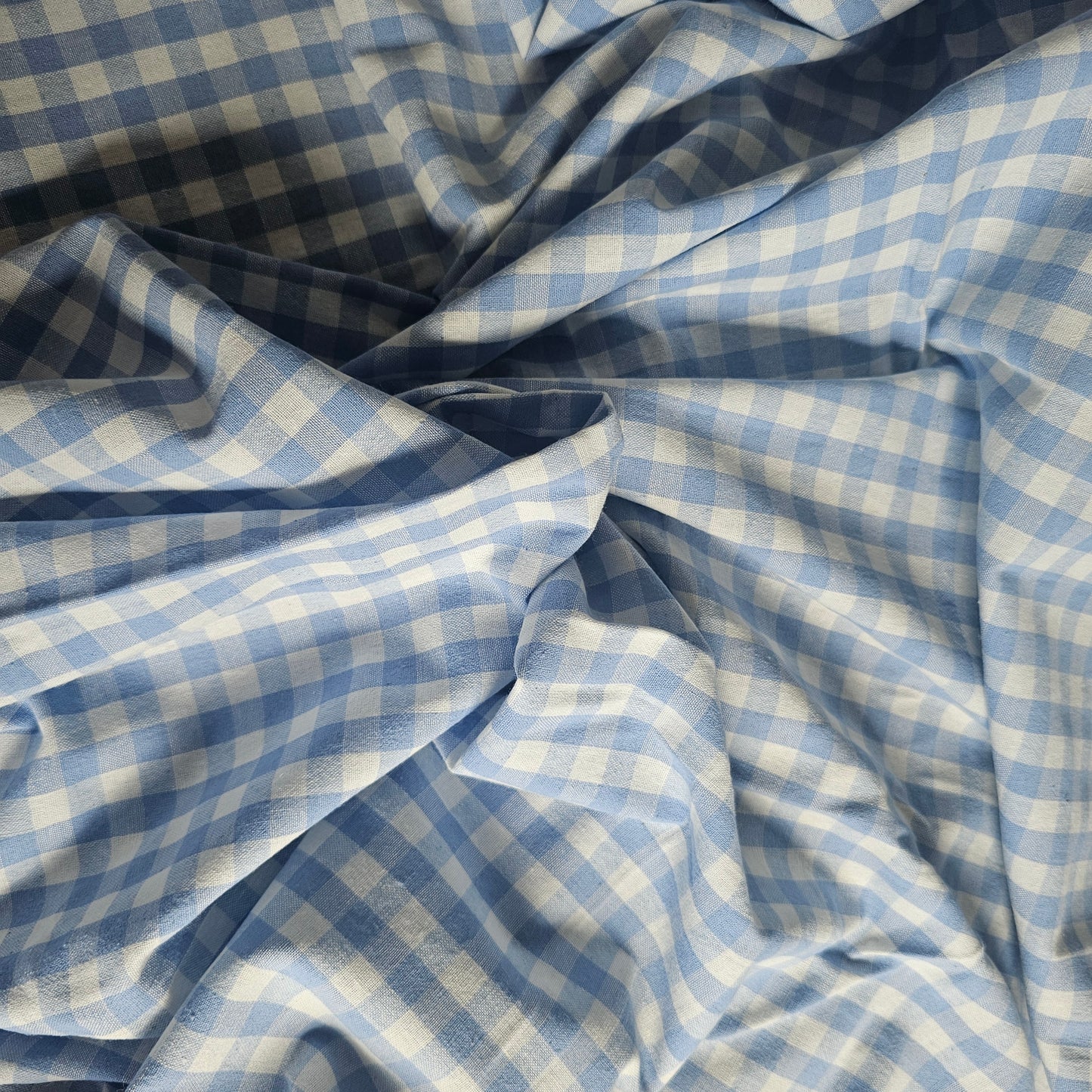 Fabric Homespun - Blue & White Gingham