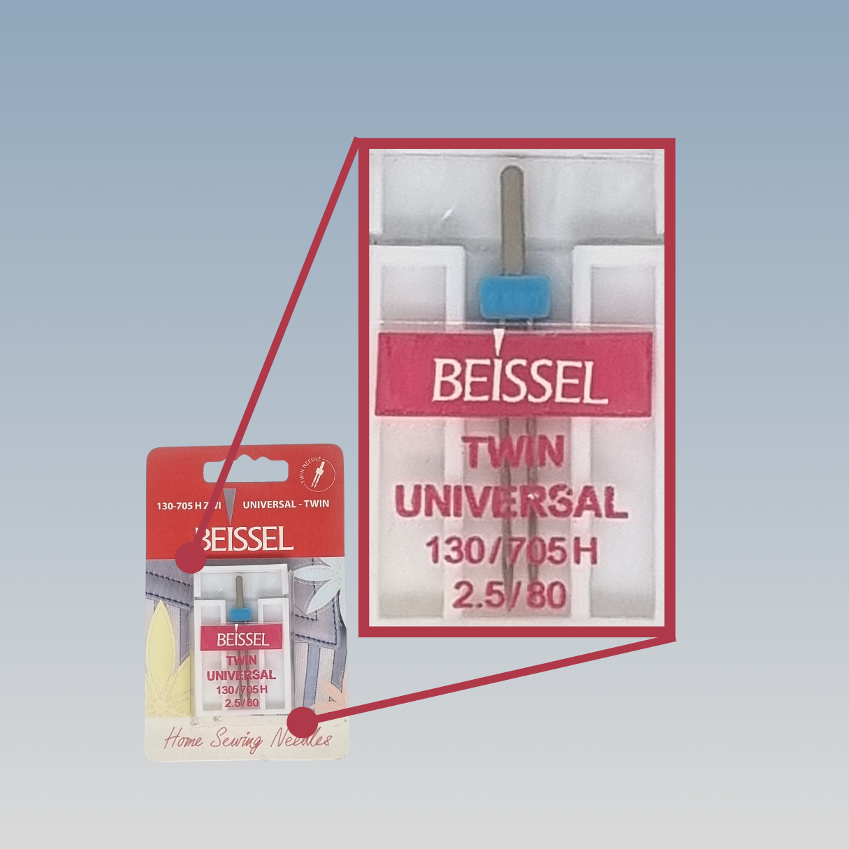 Domestic Needles - Universal Twin