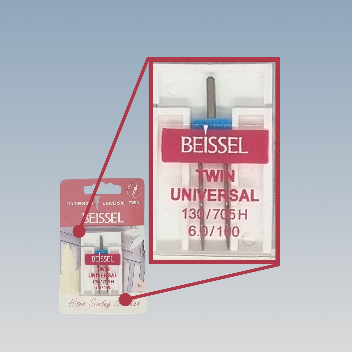 Domestic Needles - Universal Twin