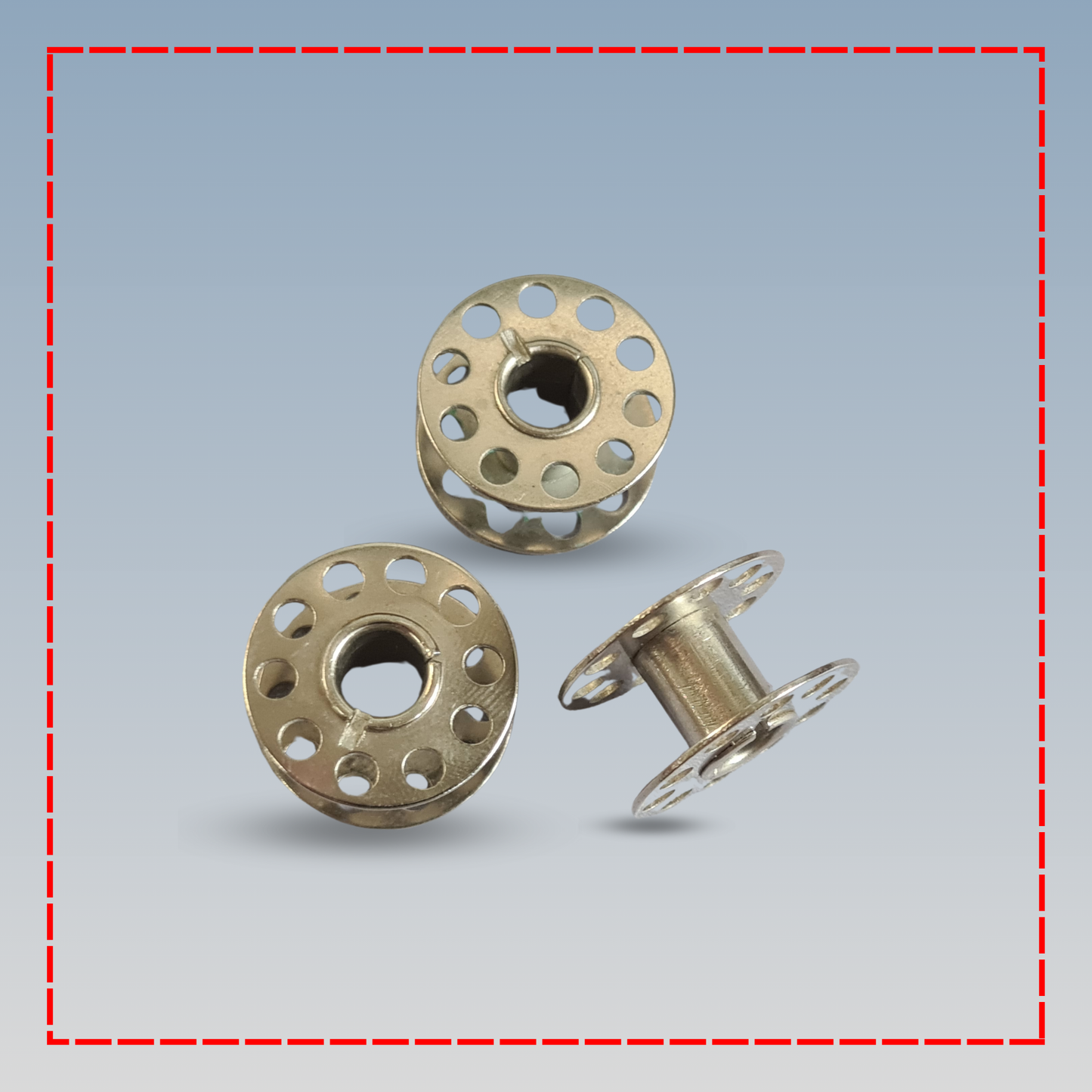 Domestic Bobbins Generic 10 Hole Metal