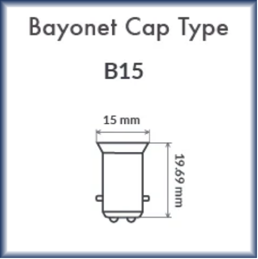 Domestic Parts Globe LED Bayonet B15