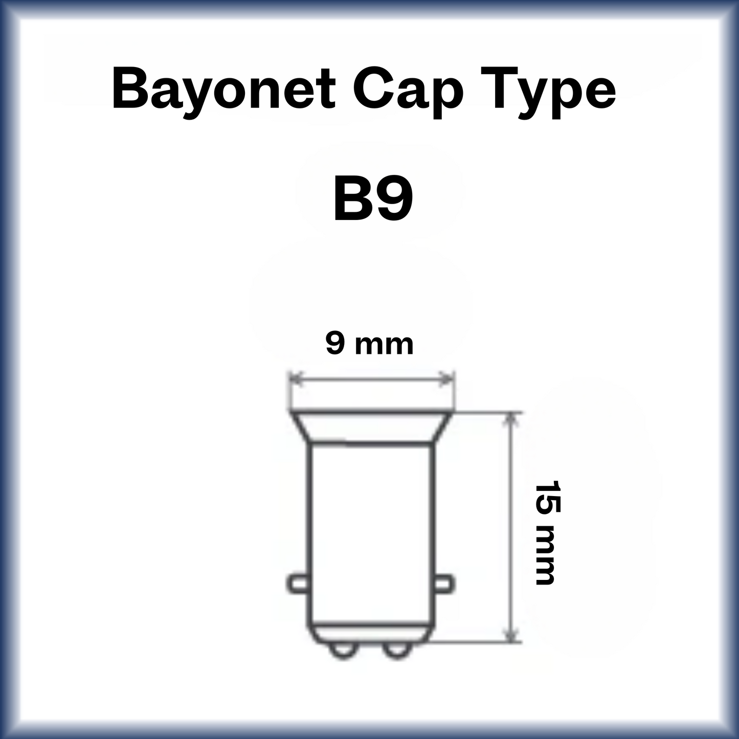 Domestic Parts Globe LED Bayonet E9 6V