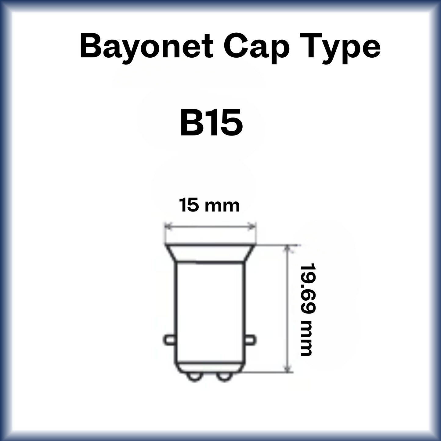 Domestic Parts Globe Filament Bayonet B15 Long