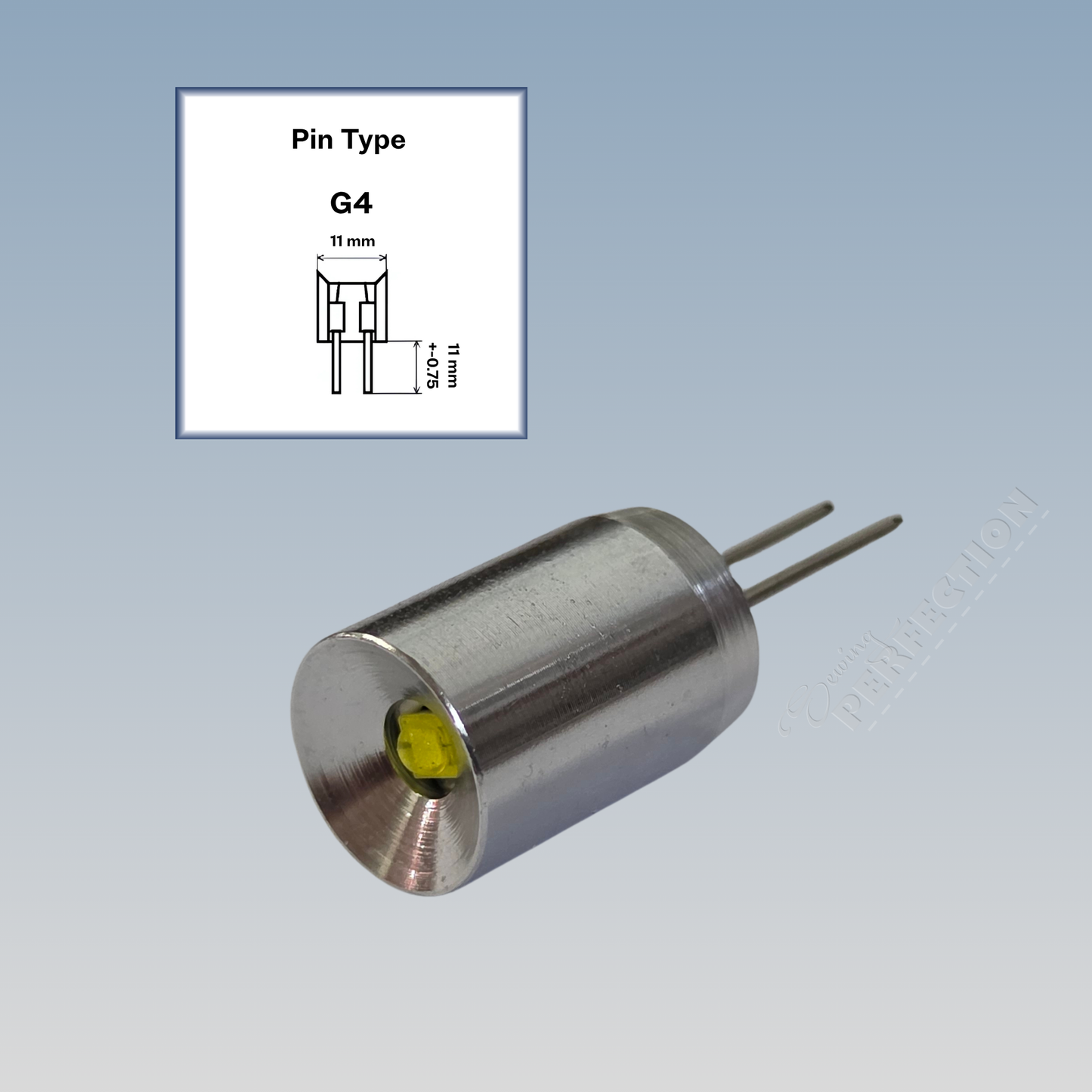 Domestic Parts Globe LED 2Pin 12V