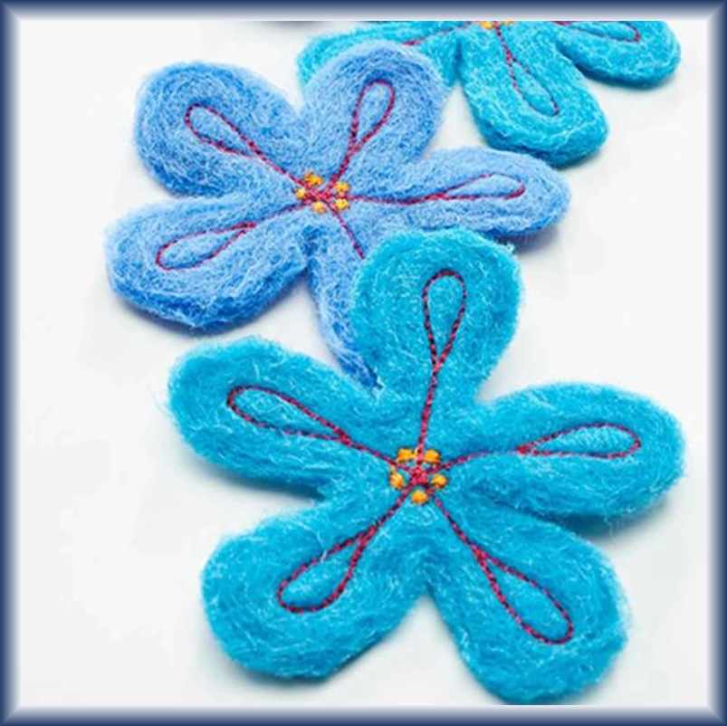 Domestic Accessories Felt Embroidering set for PFAFF