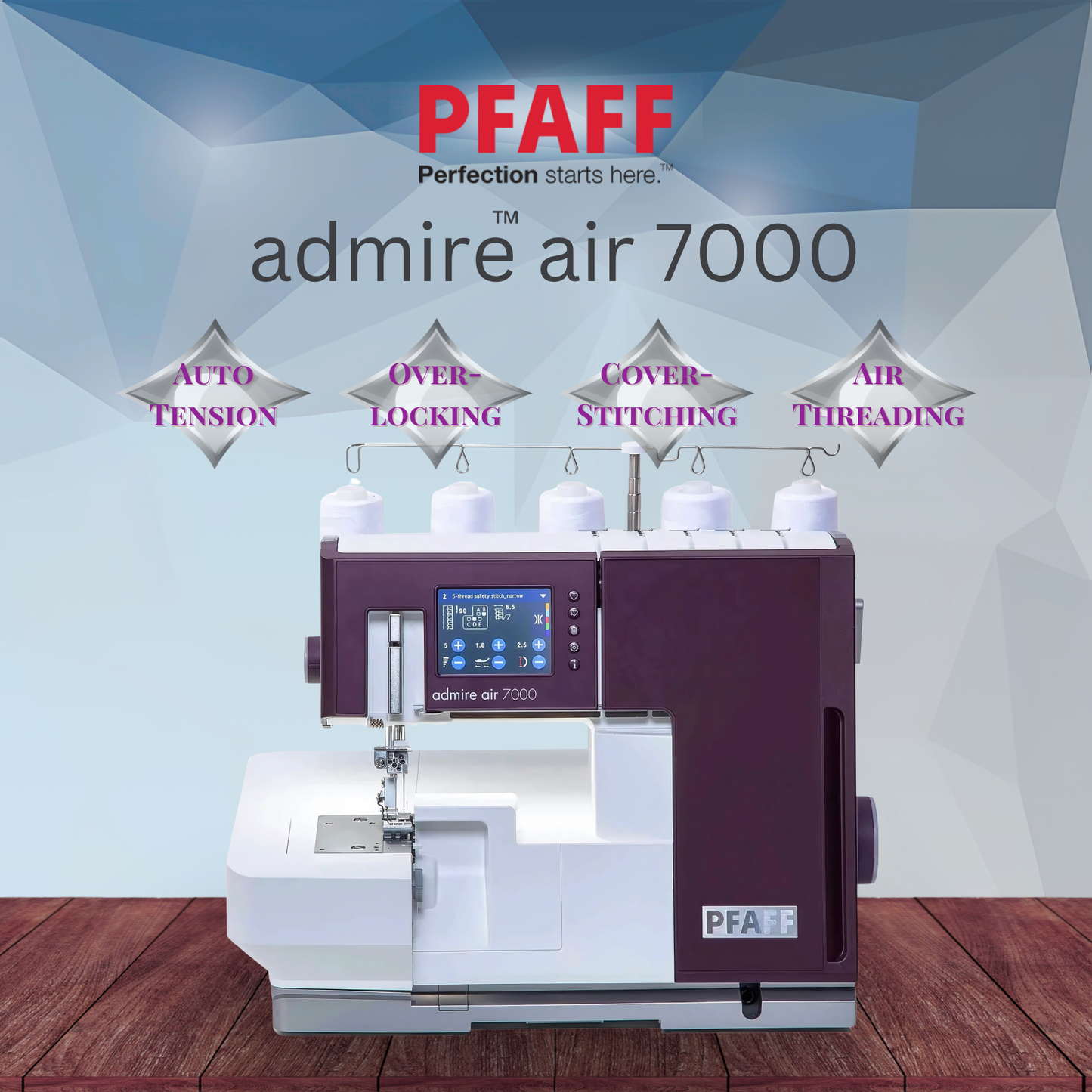 Domestic Overlocker PFAFF admire air 7000