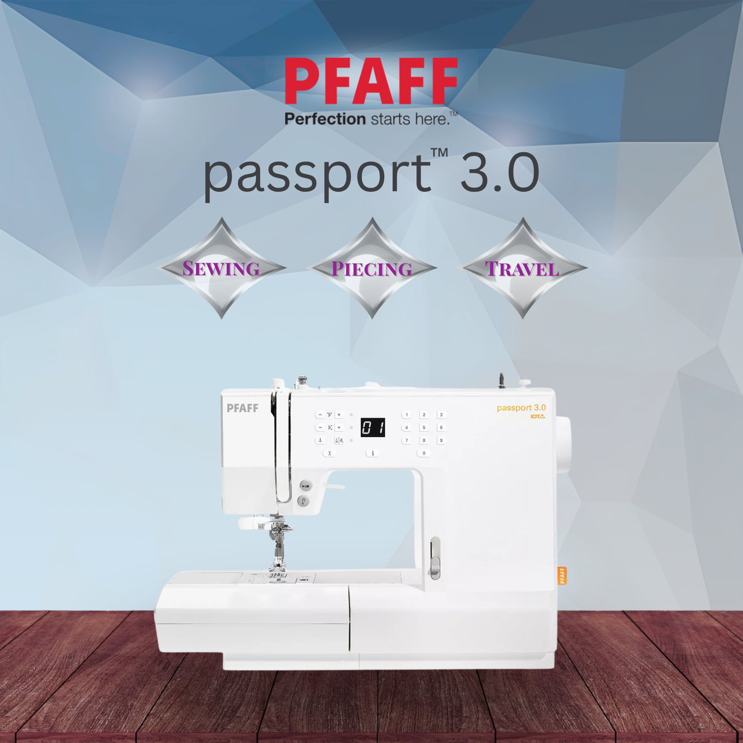 Domestic Sewing PFAFF passport 3.0