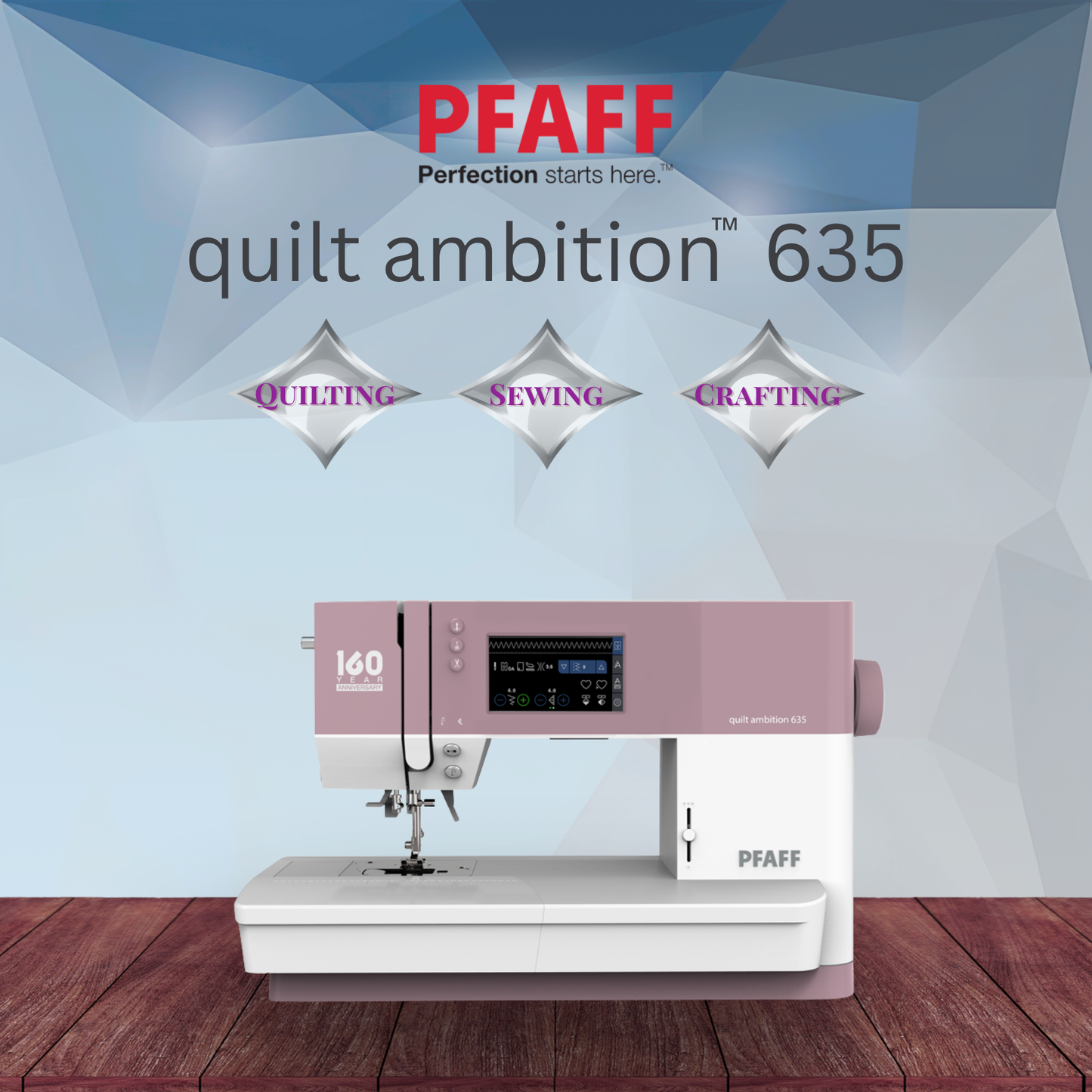 Domestic Sewing PFAFF quilt ambition 635
