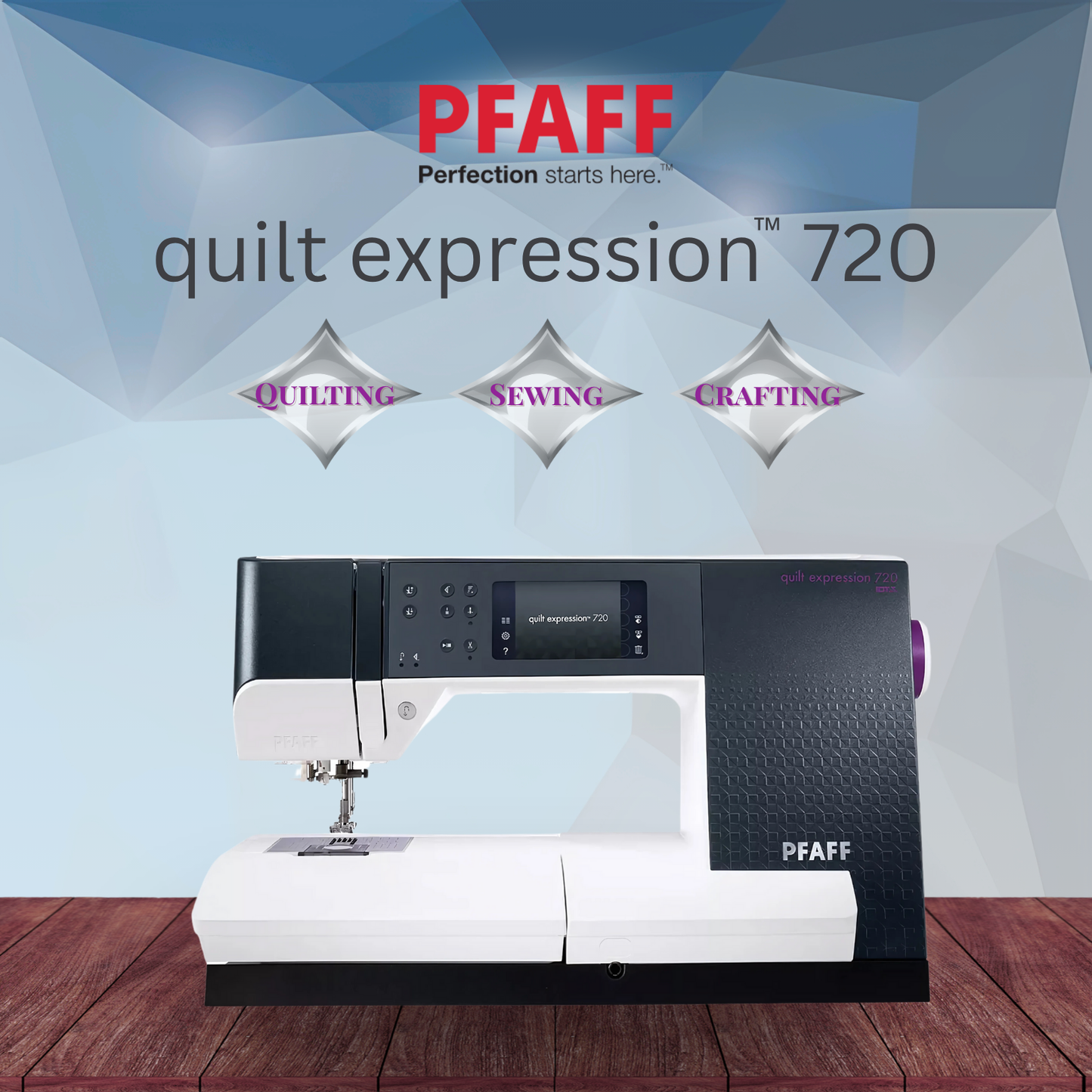 Domestic Quilting PFAFF quilt expression 720