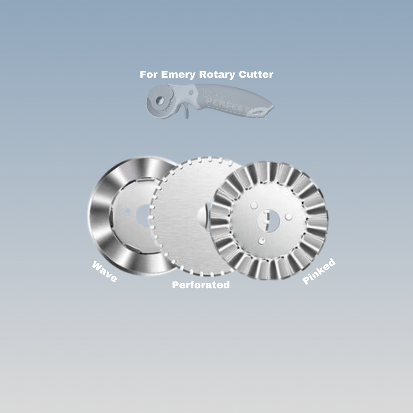 Scissors Emery Rotary Cutter 45mm Fancy Blade set