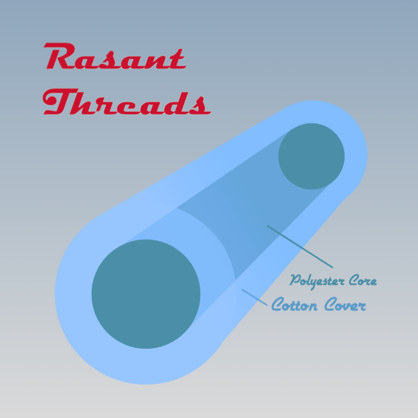 Thread RASANT 1000m Blues