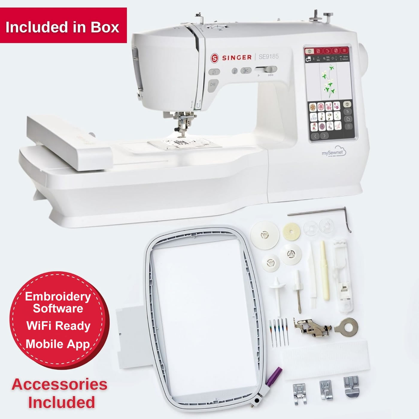 Domestic Embroidery Singer E9185