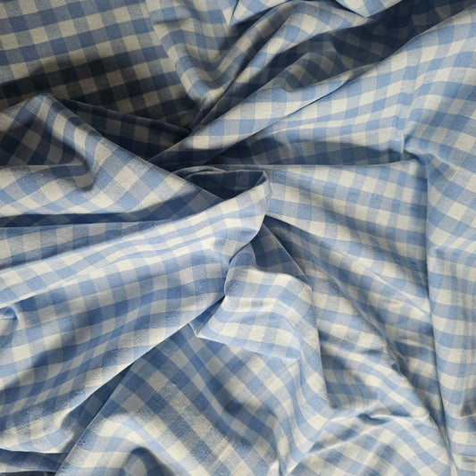 Fabric Homespun - Blue & White Gingham