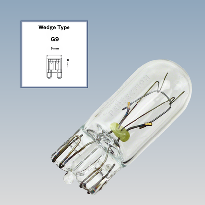 Domestic Parts Globe Filament Wedge G9