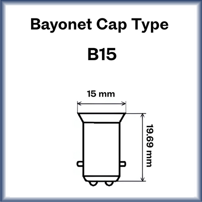 Domestic Parts Globe Filament Bayonet B15 Riva 4