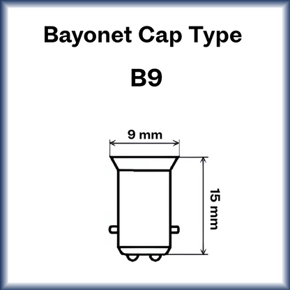 Domestic Parts Globe Filament Bayonet E9 12V