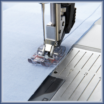 Domestic Presser Feet Clear Quarter Inch for PFAFF