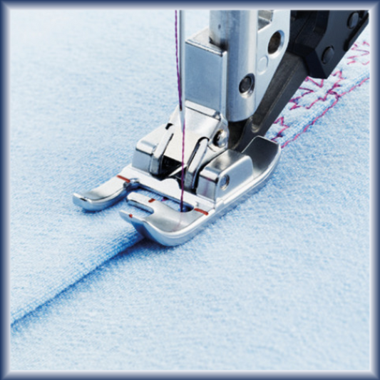 Domestic Presser Feet Bi-Level Right Edge for PFAFF