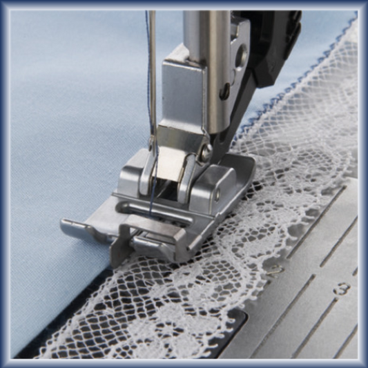 Domestic Presser Feet Narrow Edge w/ IDT for PFAFF