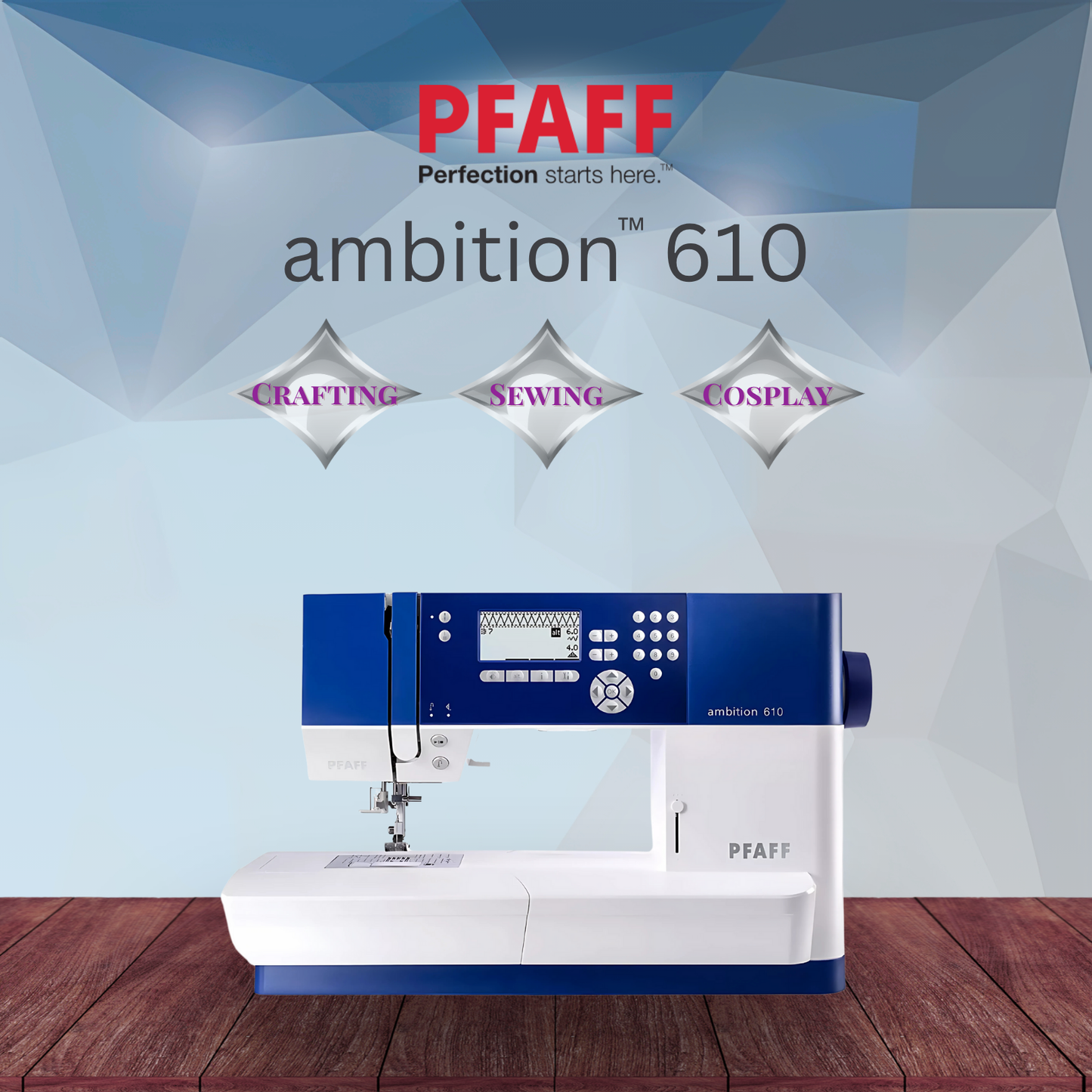 Domestic Sewing PFAFF ambition 610