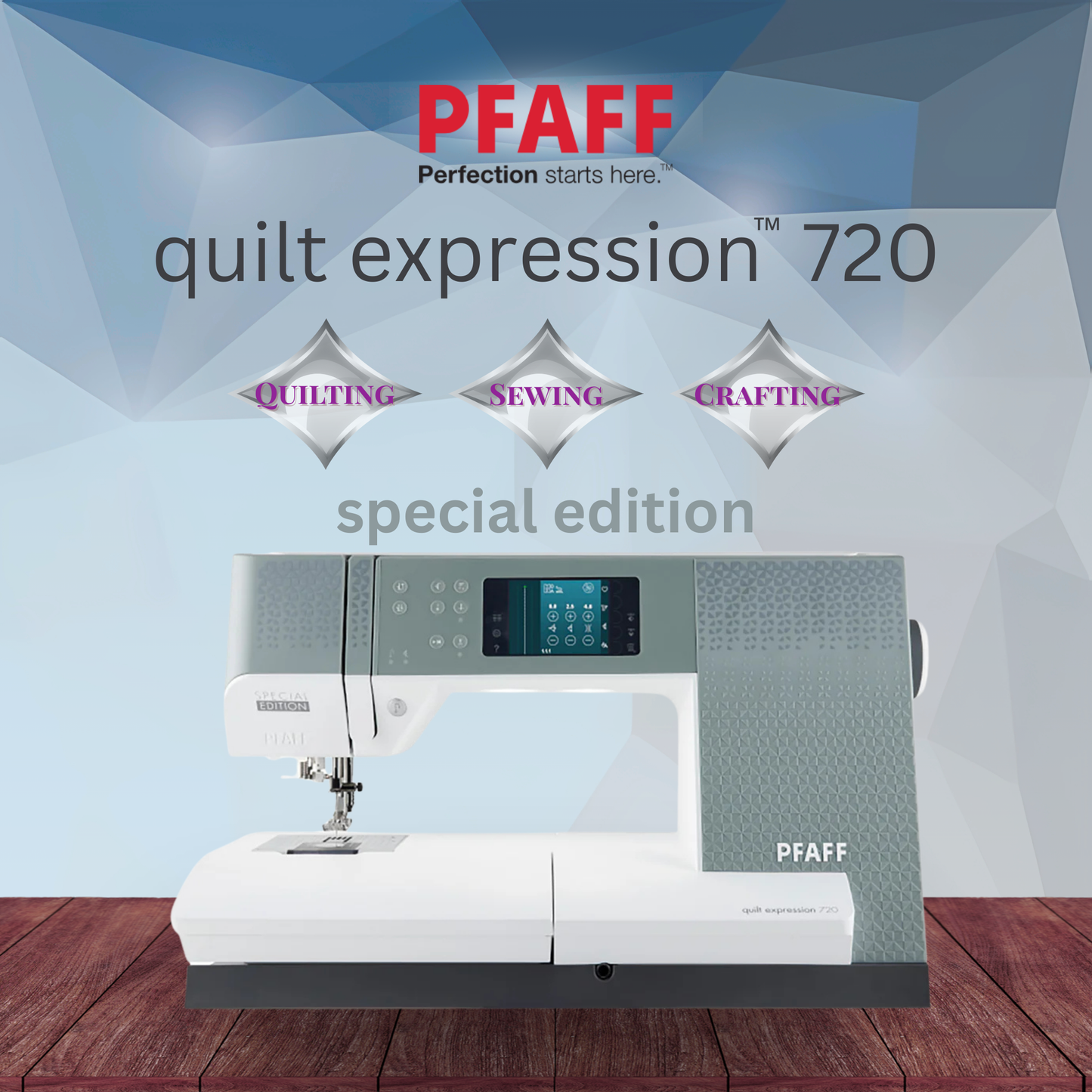 Domestic Quilting PFAFF quilt expression 720 SE