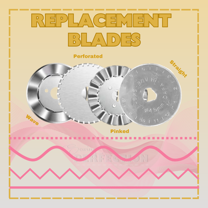 Scissors Emery Rotary Cutter 45mm Spare Blades