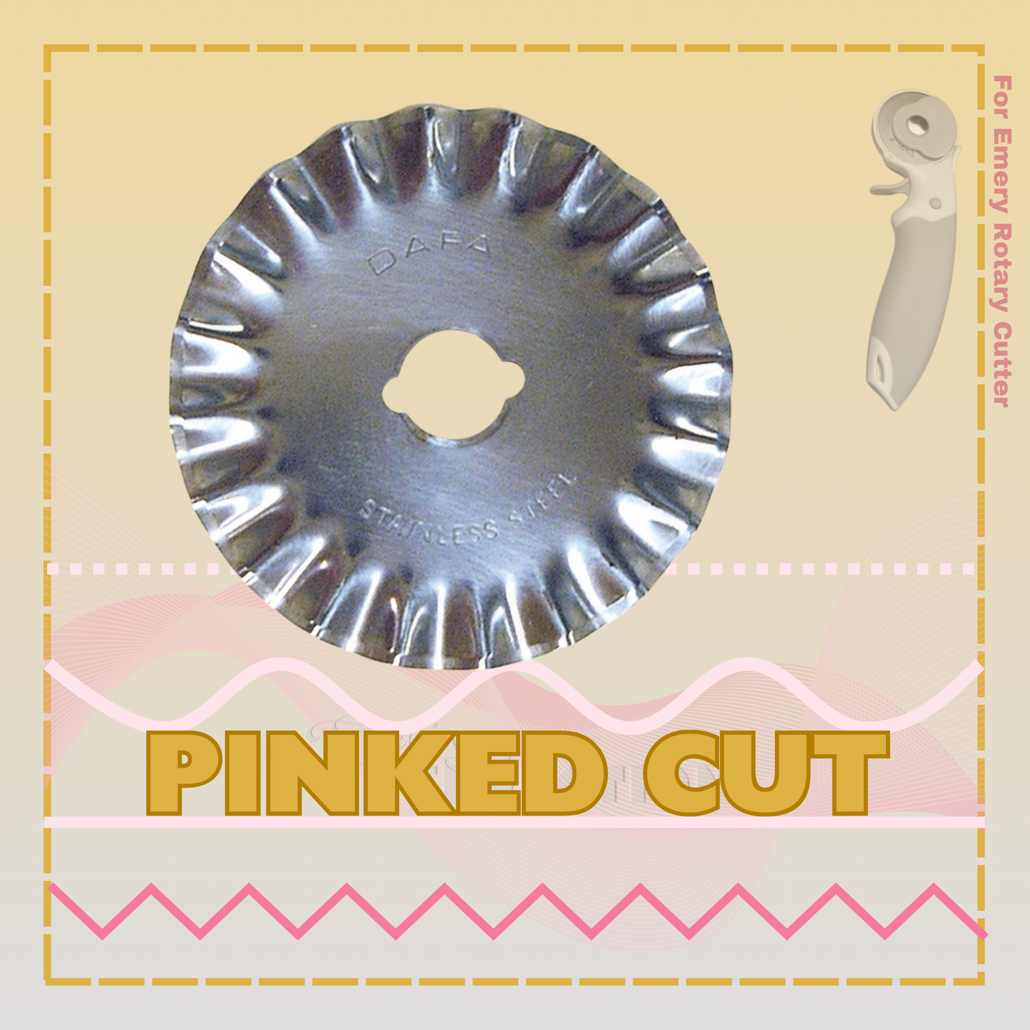 Scissors Emery Rotary Cutter 45mm Spare Blades