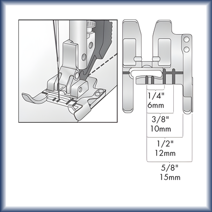 Domestic Presser Feet Seam Guide for PFAFF