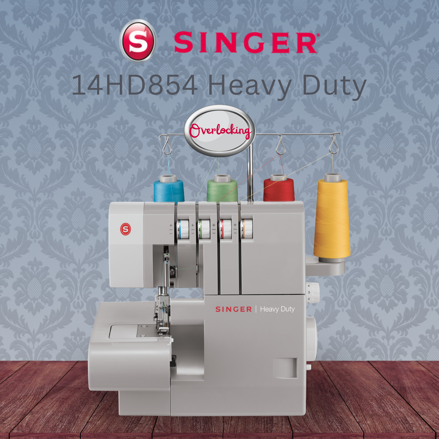 Domestic Overlocker Singer Heavy Duty 14HD854
