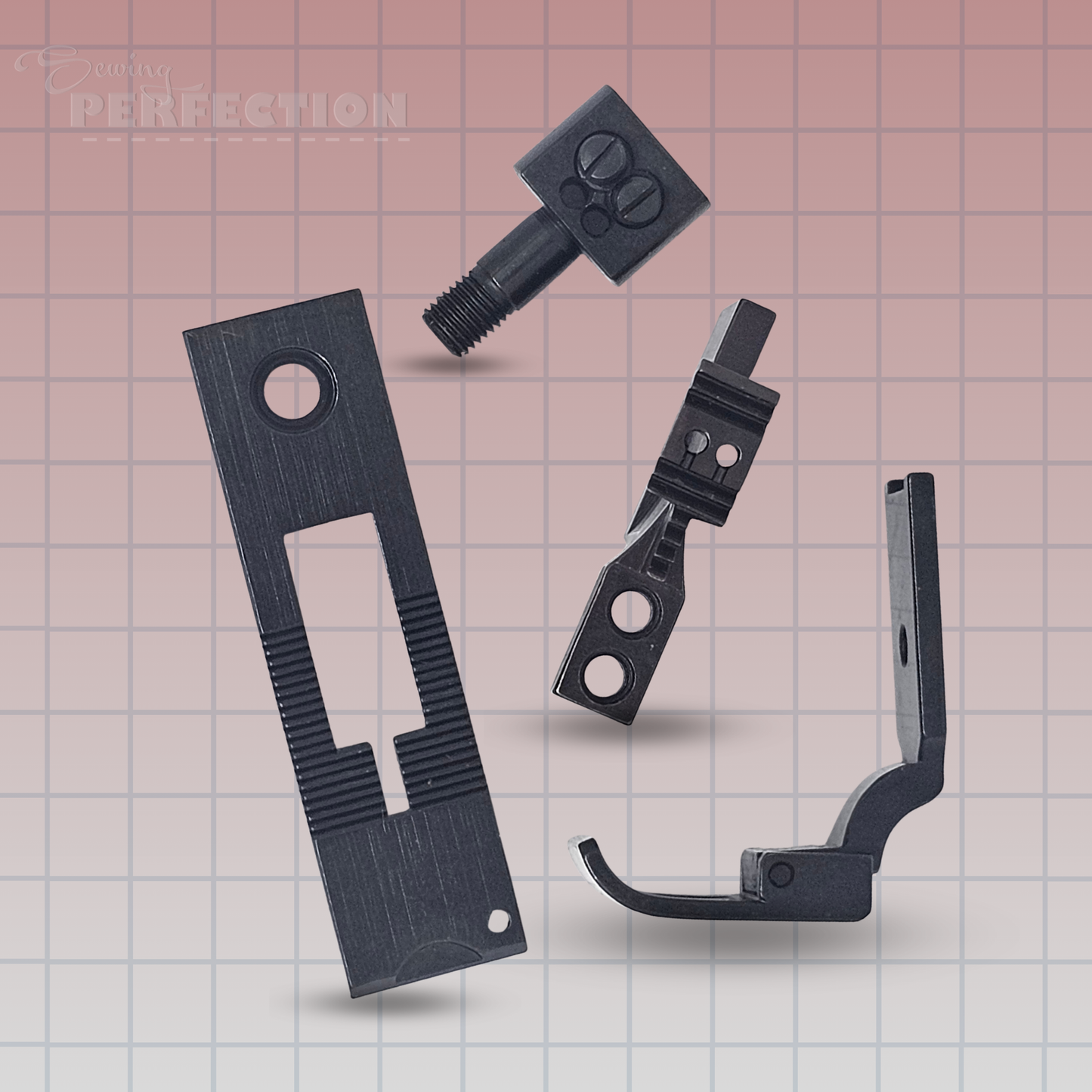 Industrial Parts Needle Plate Gauge 1/8" Satin for Singer