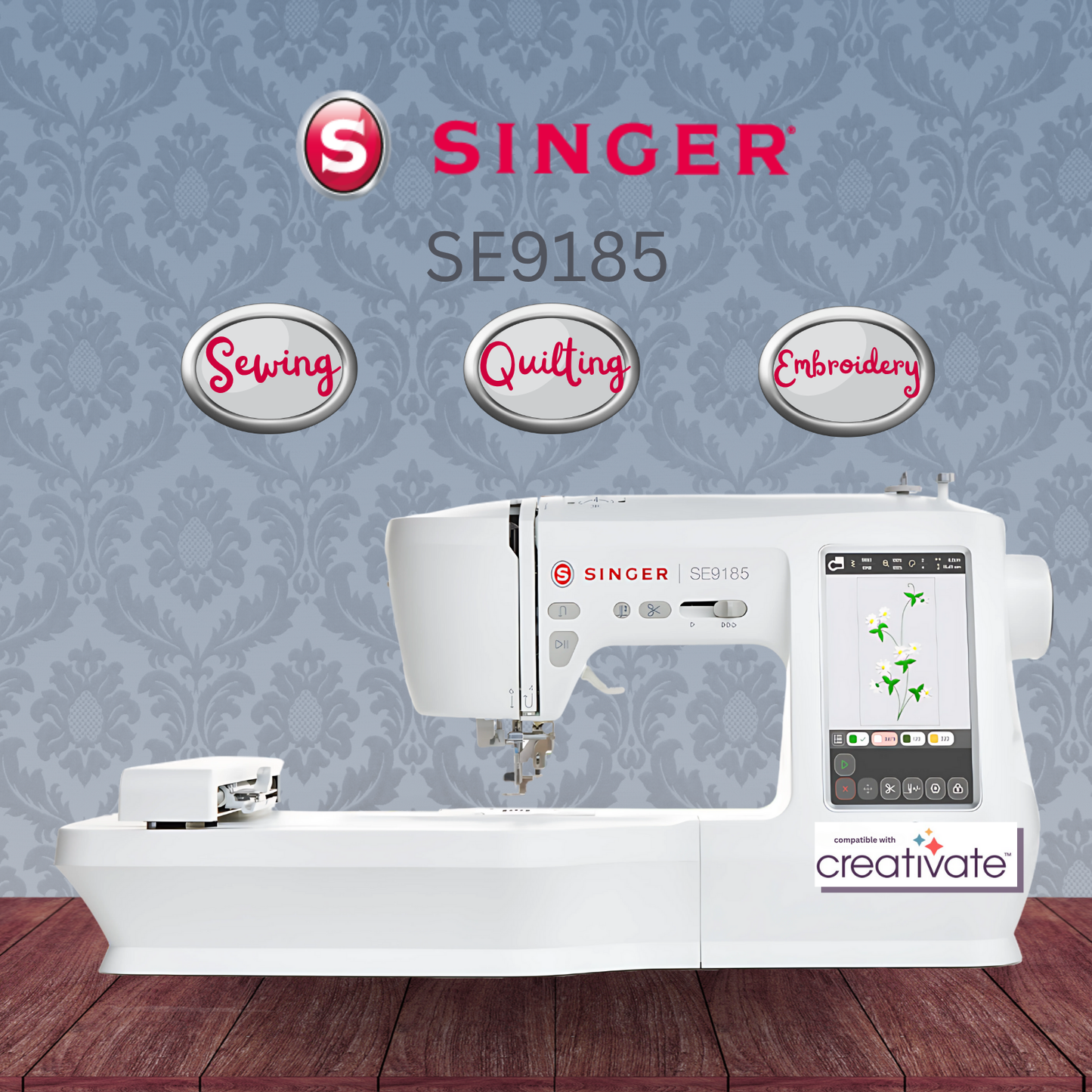 Domestic Embroidery Singer E9185