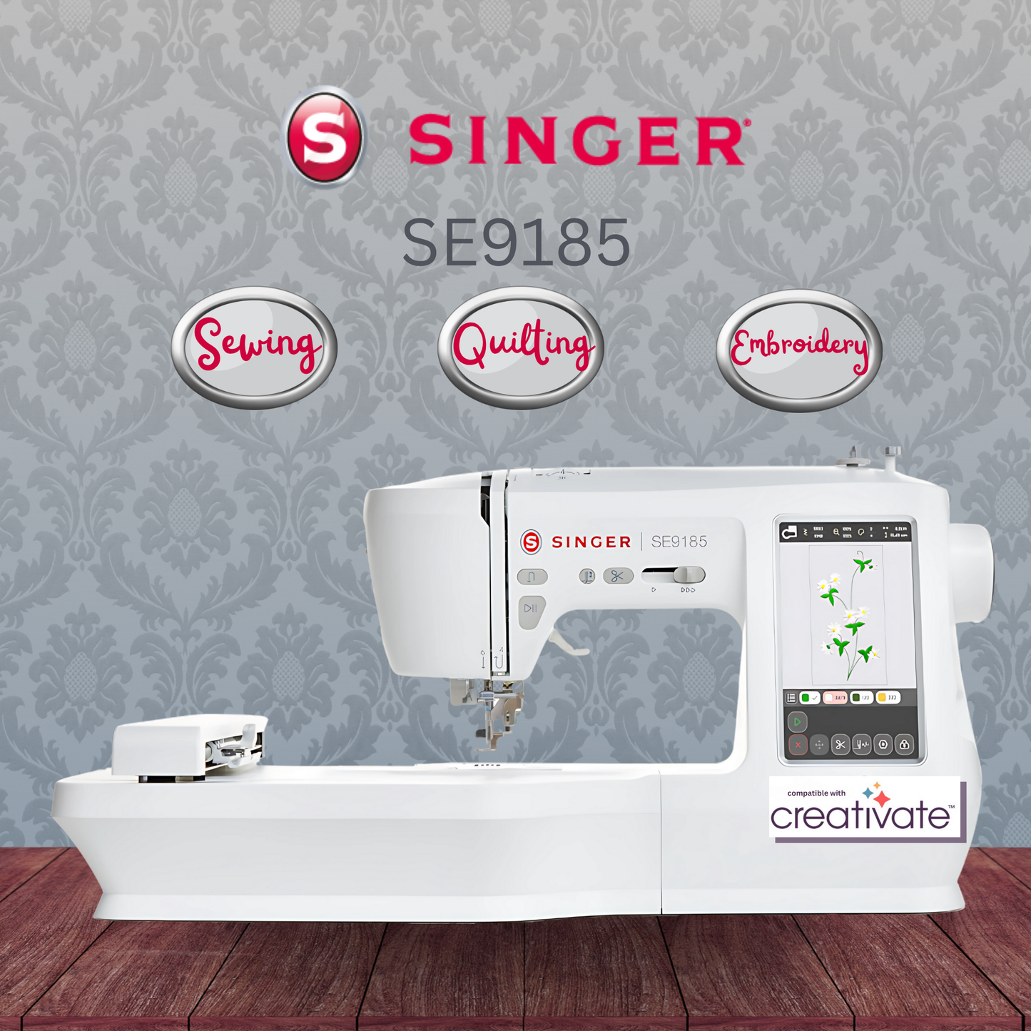 Domestic Embroidery Singer E9185